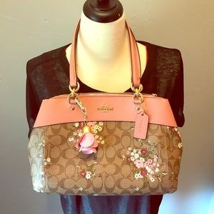 NWOT Coach Floral Brooke Carryall